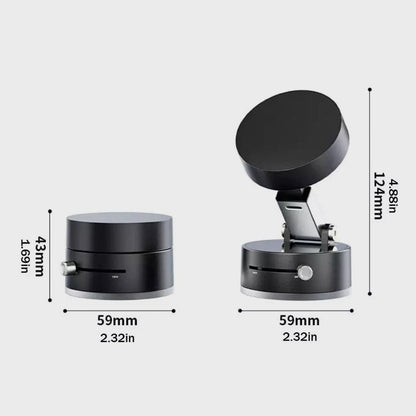 Suporte Magnético para Celular com Sucção a Vácuo