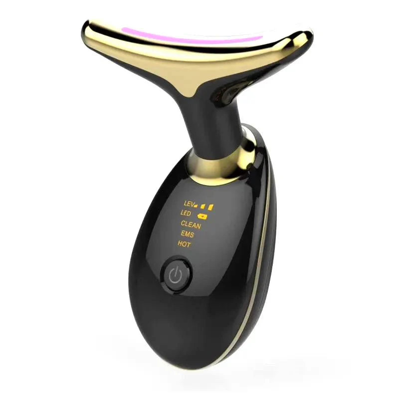 EMS TERAPIA DE LUZ VERMELHA PARA ROSTO E PESCOÇO – REMOVEDOR DE RUGAS, LIFTING E MASSAGEADOR TENSOR
